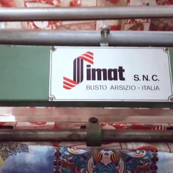 SIMAT  fabric doubling and foldering on pallet  ,  -entry width working 3200 mm.