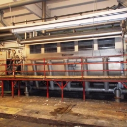 Dismantling and loading Germany Carpet Dyeing machine