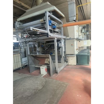 FLEISSNER tubular knitting heat setting line gas heated for thermosetting