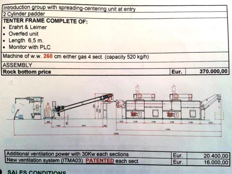 RAMISCH KLEINEWEFERS Washing (light bleaching) machine, yoc 1992, ww 240cm