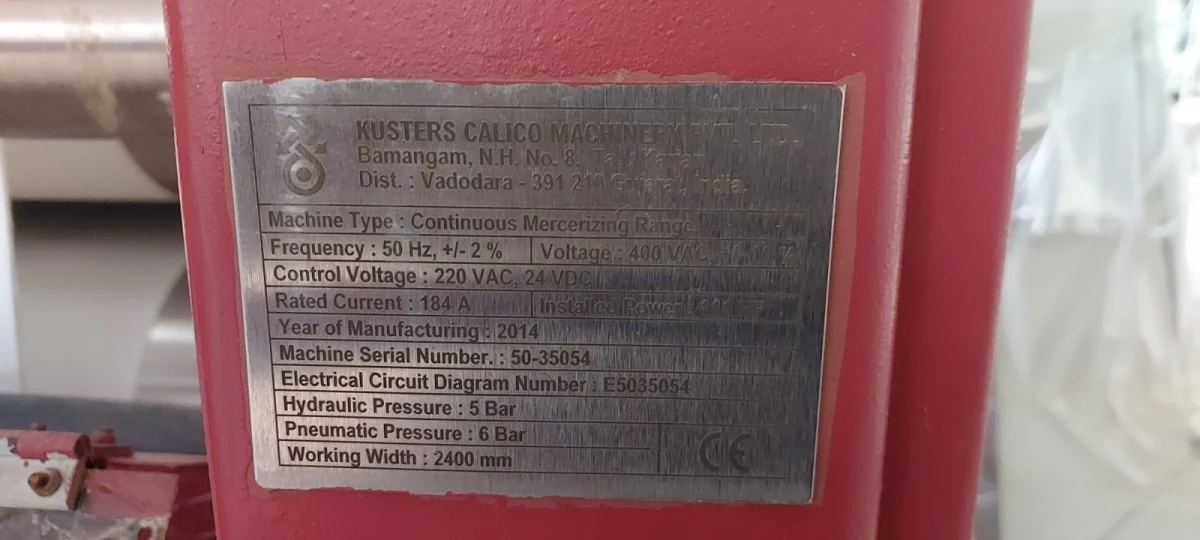 Kusters Calico Mercerezing Rangea