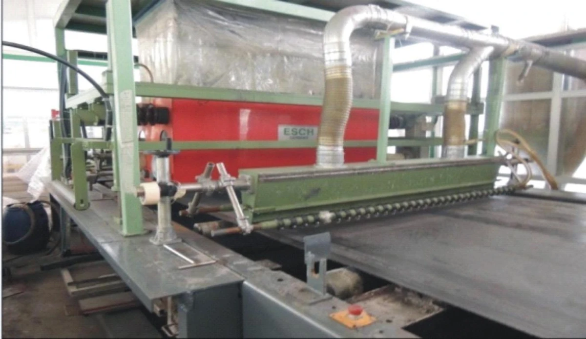 Flocculation and flock printing machine, yoc 2003