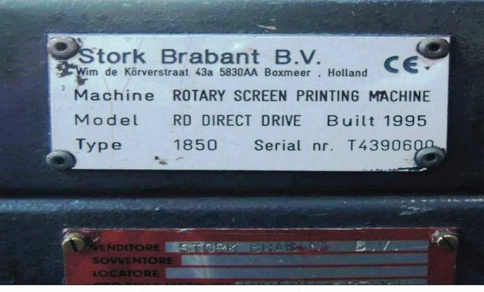 STORK RD DIRECT DRIVE, 16 color, 185cm, yoc 1995