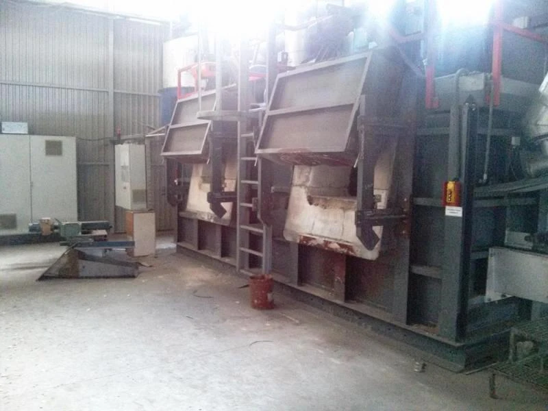 BROEZE MOBILE MELTER K 27 135 Double-chamber aluminum smelting furnace / smelting