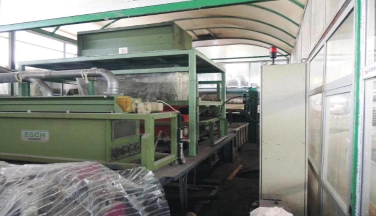 Flocculation and flock printing machine, yoc 2003