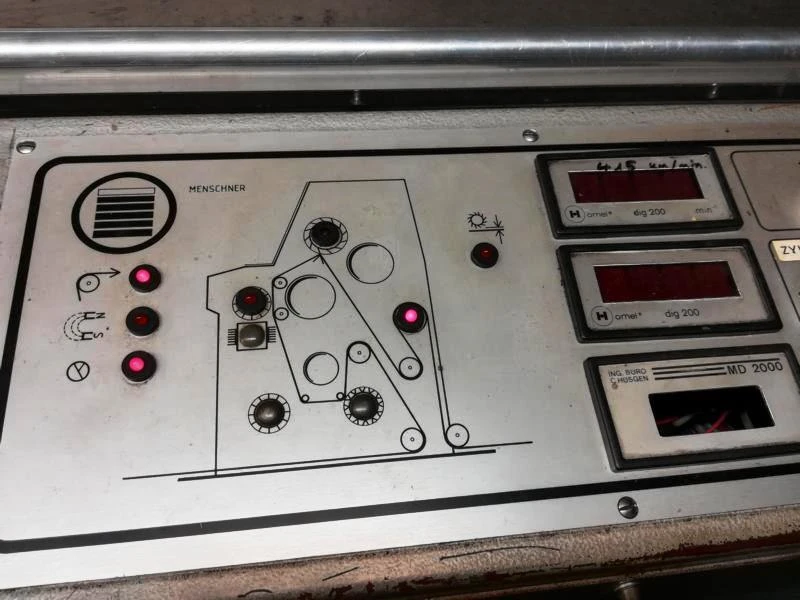 MENSCHNER horizontale Shearing machine ww 500 cm 3-headed shearing