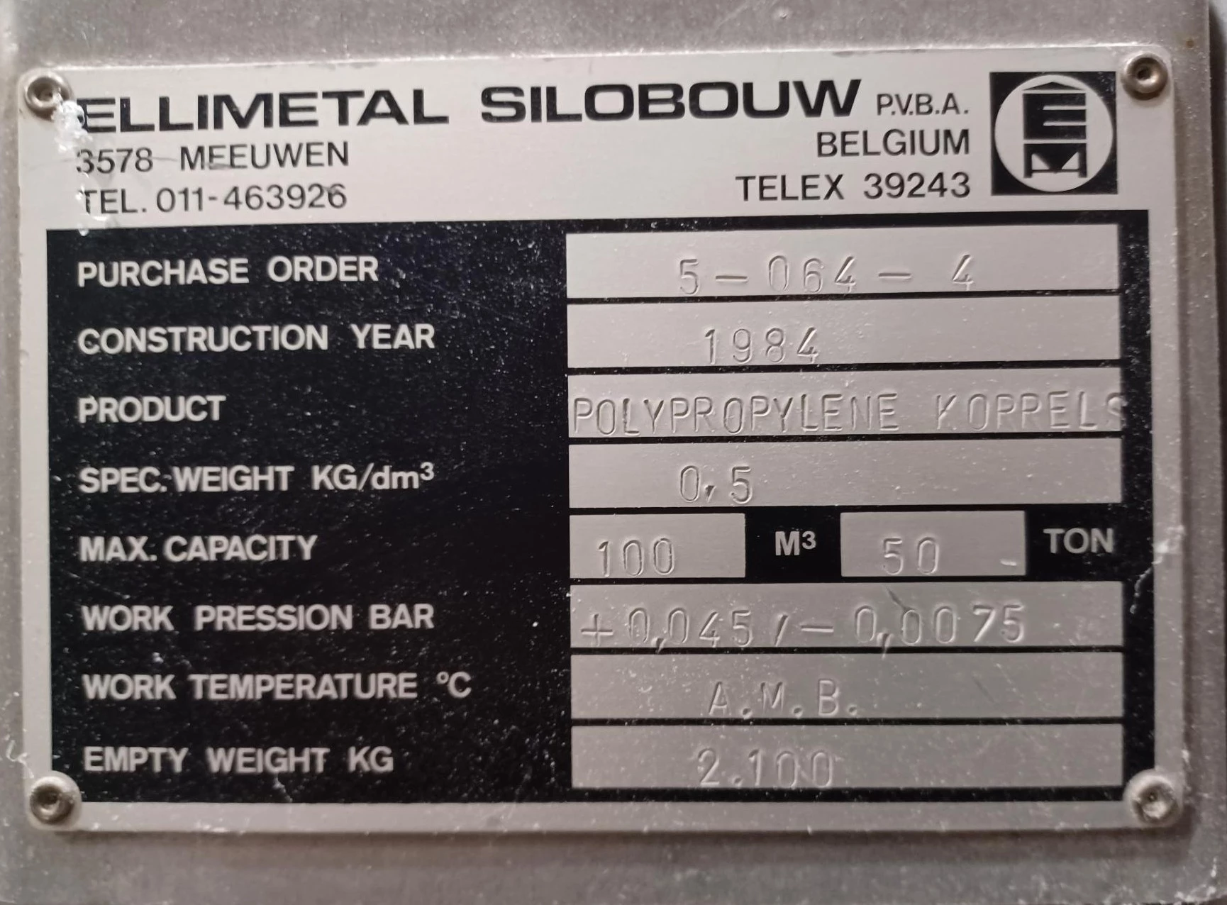 ELLIMETAL SILOBOUW